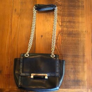 Diane von Furstenberg black shoulder bag